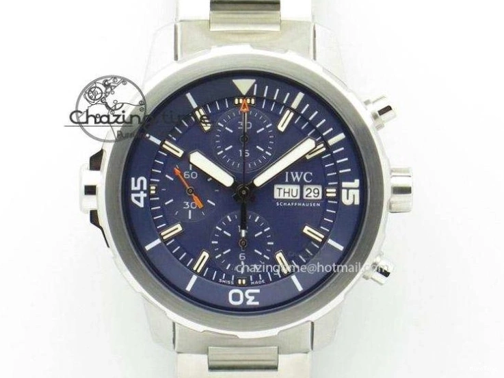 MIROTIME 0417 Portofino Chrono SS Black Dial on SS Mesh Bracelet A StreetReady 7399